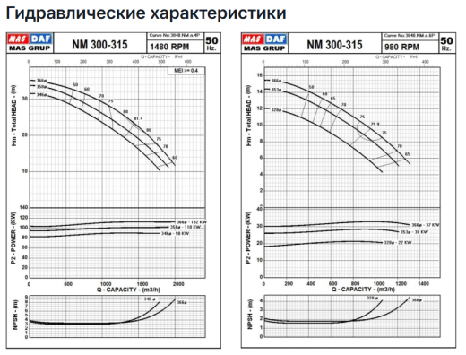 Насос Masdaf NM 300-315