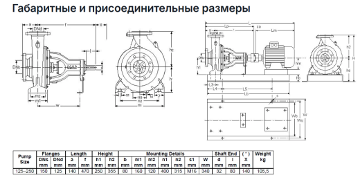 Насос Masdaf NM 125-250