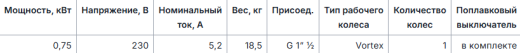 Насос погружной Dreno COMPATTA 3 M/G