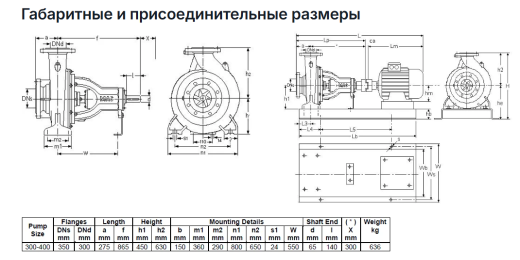 Насос Masdaf NM 300-400