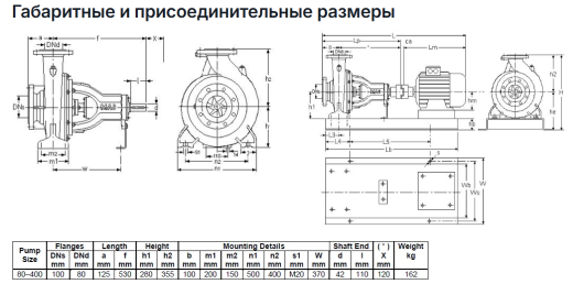 Насос Masdaf NM 80-400