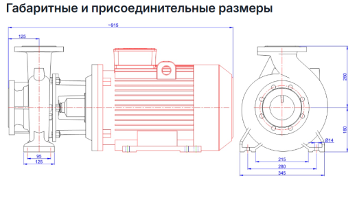 Насос Masdaf NMM 80-200, 22 kW