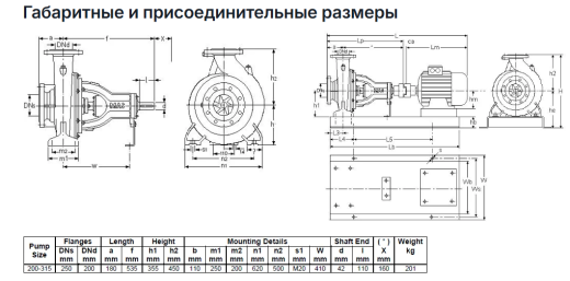 Насос Masdaf NM 200-315