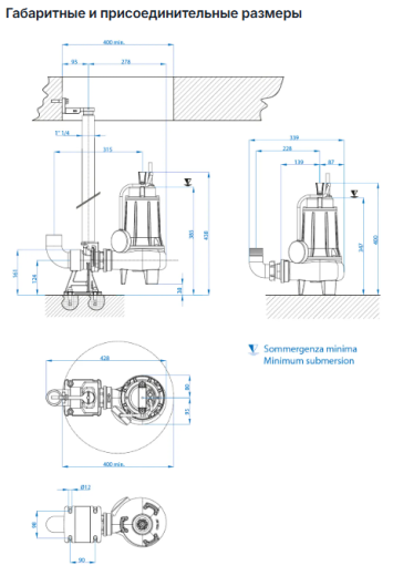 Насос погружной Dreno COMPATTA 22 T