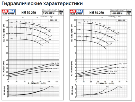 Насос Masdaf NM 50-250