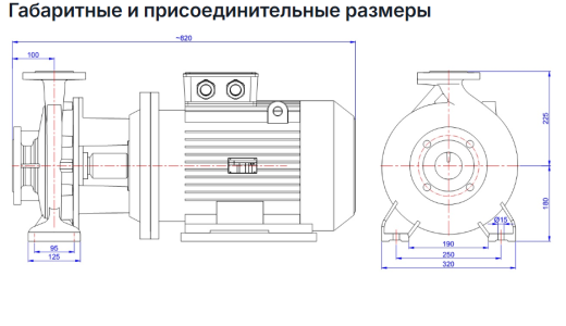  Насос Masdaf NMM 40-250, 11 kW
